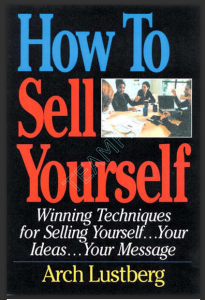 How to sell yourself